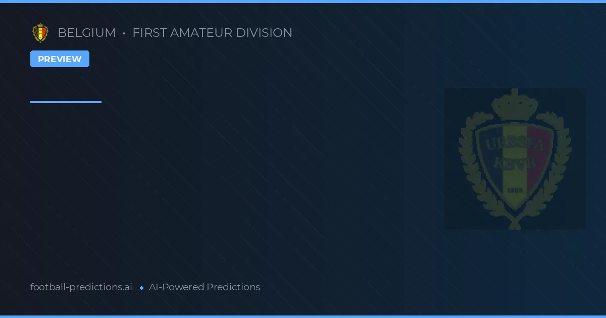 Preview van Speelronde 2 in de Eerste Amateur Divisie 2026: Strategisch spannend en vol kansen