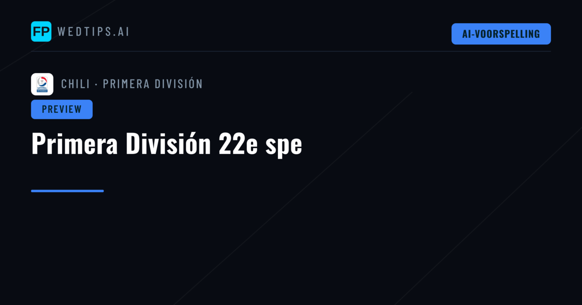 Primera División 22e spe