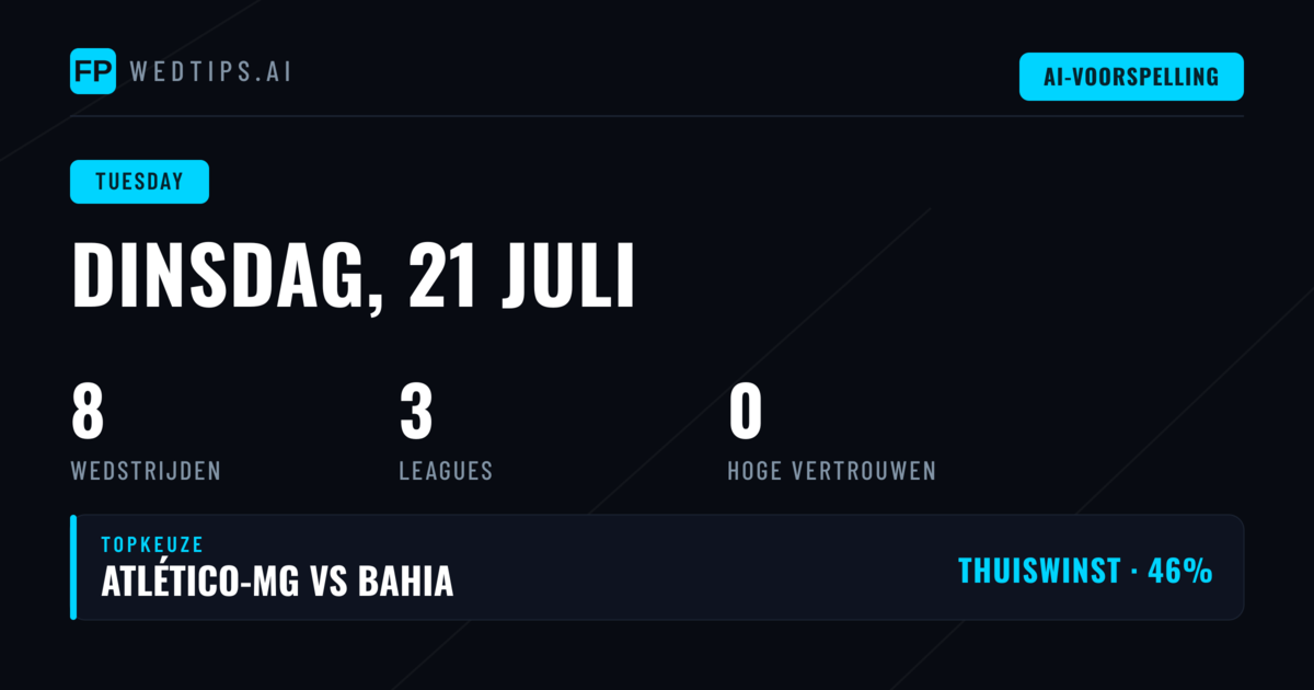 Primera Nacional Voert de Boventoon op Dinsdag 21 Juli