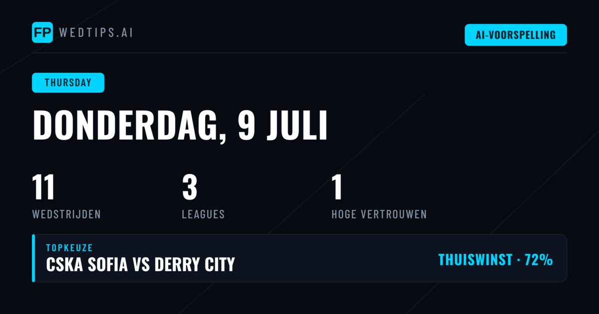 Europa League-hectiek op de donderdag
