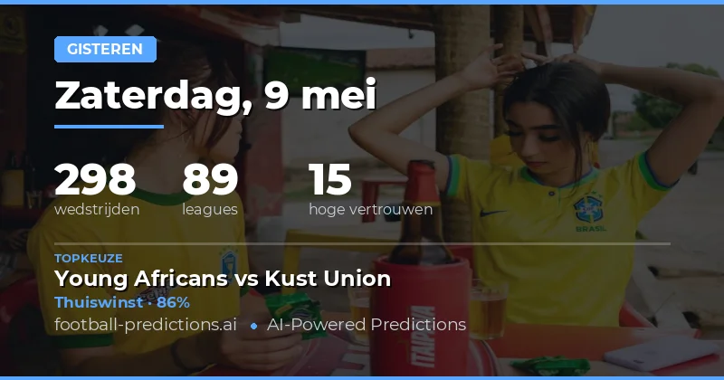 Samenvatting Resultaten van Gisteren