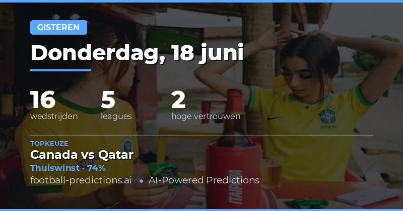 Donderdag 18 Juni 2026: Een Vermenigvuldiging van Resultaten
