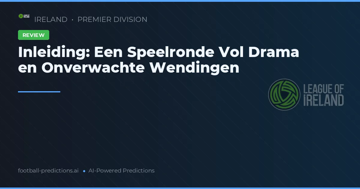Inleiding: Een Speelronde Vol Drama en Onverwachte Wendingen