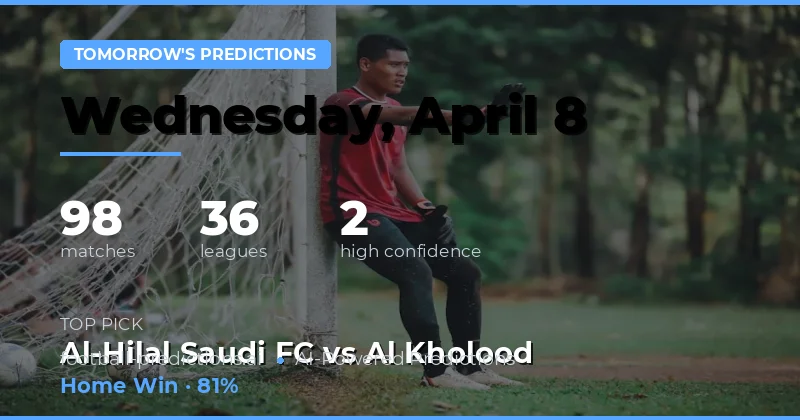 Voorspellingen voor 8 april 2026: Kans op veel doelpunten en overwinningen op eigen veld