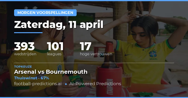 Hoogwaardige wedstrijden op 11 april 2026