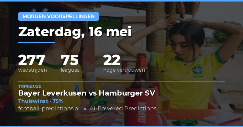 Samenvatting van de Voetbalmarkt voor 16 Mei 2026