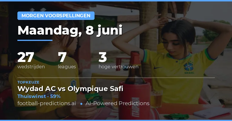 Maandag 8 Juni: Uitgebreide Analyse van 27 Matches