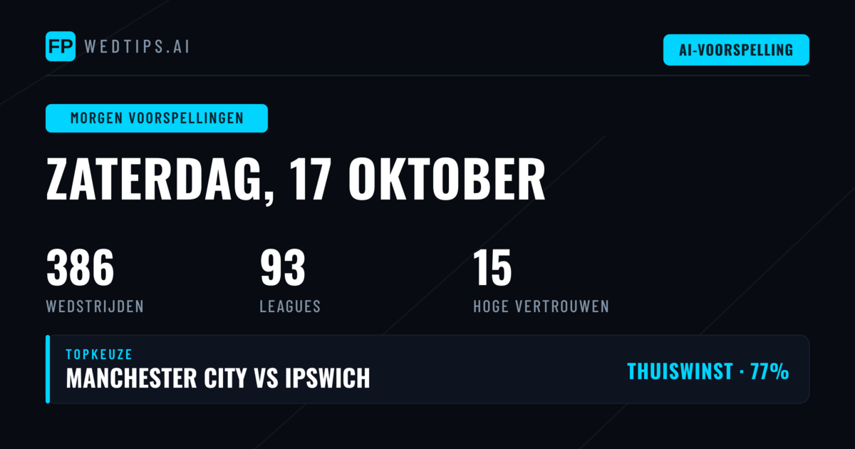 De Grote Voetbaldag: 386 Wedstrijden Brengen Spektakel op 17 Oktober