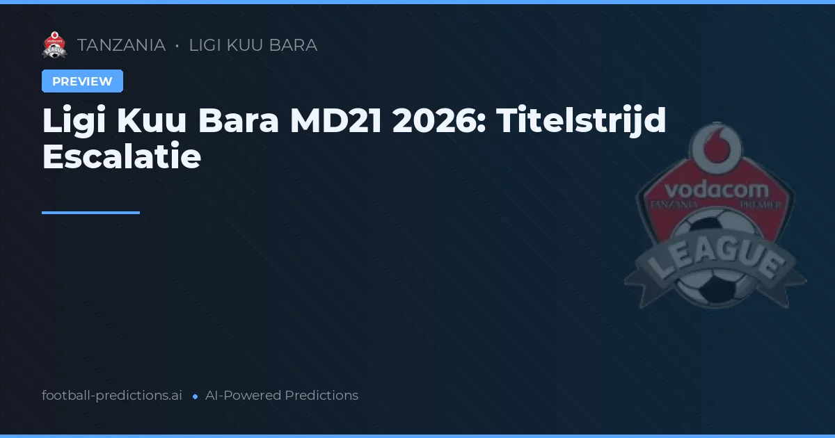 Ligi Kuu Bara MD21 2026: Titelstrijd Escalatie