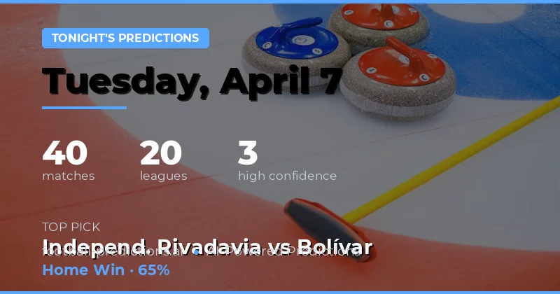 Voetbalvoorspellingen 7 April 2026