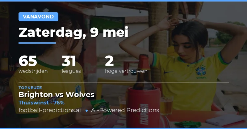 Vandaag is een dag vol kansen voor de slimme voetballiefhebber