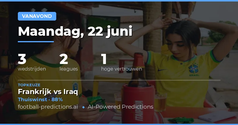Premier Division en World Cup: Wat staat er vanavond op het programma?