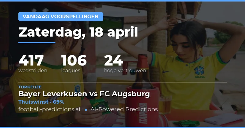 Op zoek naar de beste kansen van vandaag