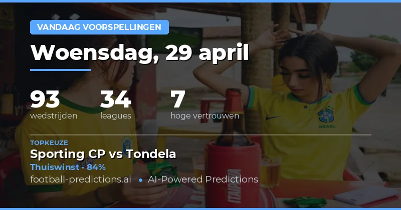 Vandaag's Voetbalvoorspellingen: Een Gedetailleerde Analyse