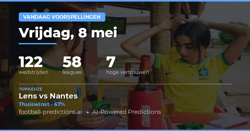 Vandaag is een dag vol mogelijkheden voor voetbalfans