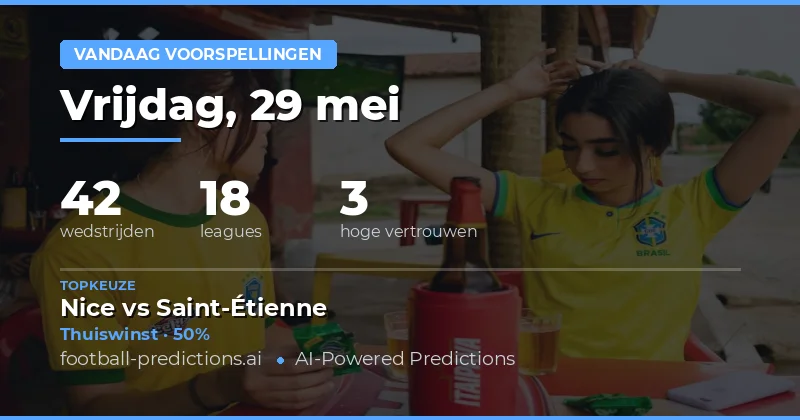 Vandaag op het Voetbalscherm: Een Overzicht van de Actie