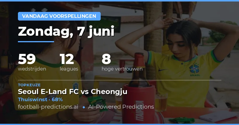 Voorbeschouwing: Zondag 7 Juni 2026