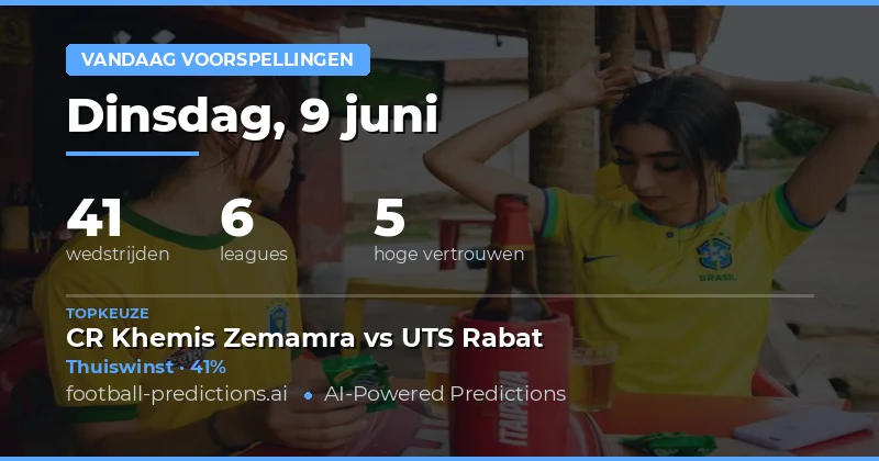 Dagprogramma 9 Juni: Een Feest van Wereldwijd Voetbal