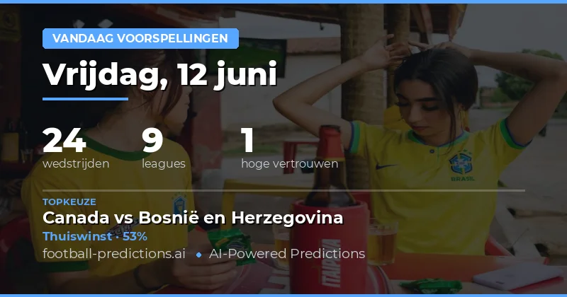 Algemeen Overzicht: Vrijdag 12 Juni 2026