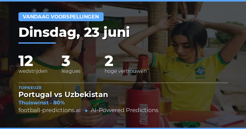World Cup en Veikkausliiga Domineren Dinsdagprogramma