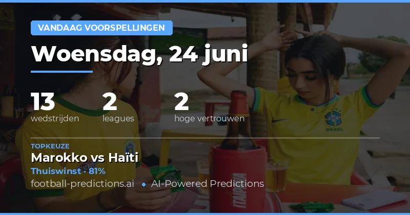 Statistische Achtergrond Woensdag 24 Juni