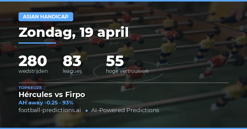 De kracht van Asian Handicap in de moderne voetbalanalyse