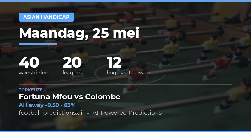 Uitgebreide Analyse van de Wedstrijden op 25 Mei 2026
