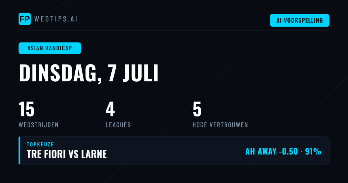 Top AH Tips — 7 jul 2026