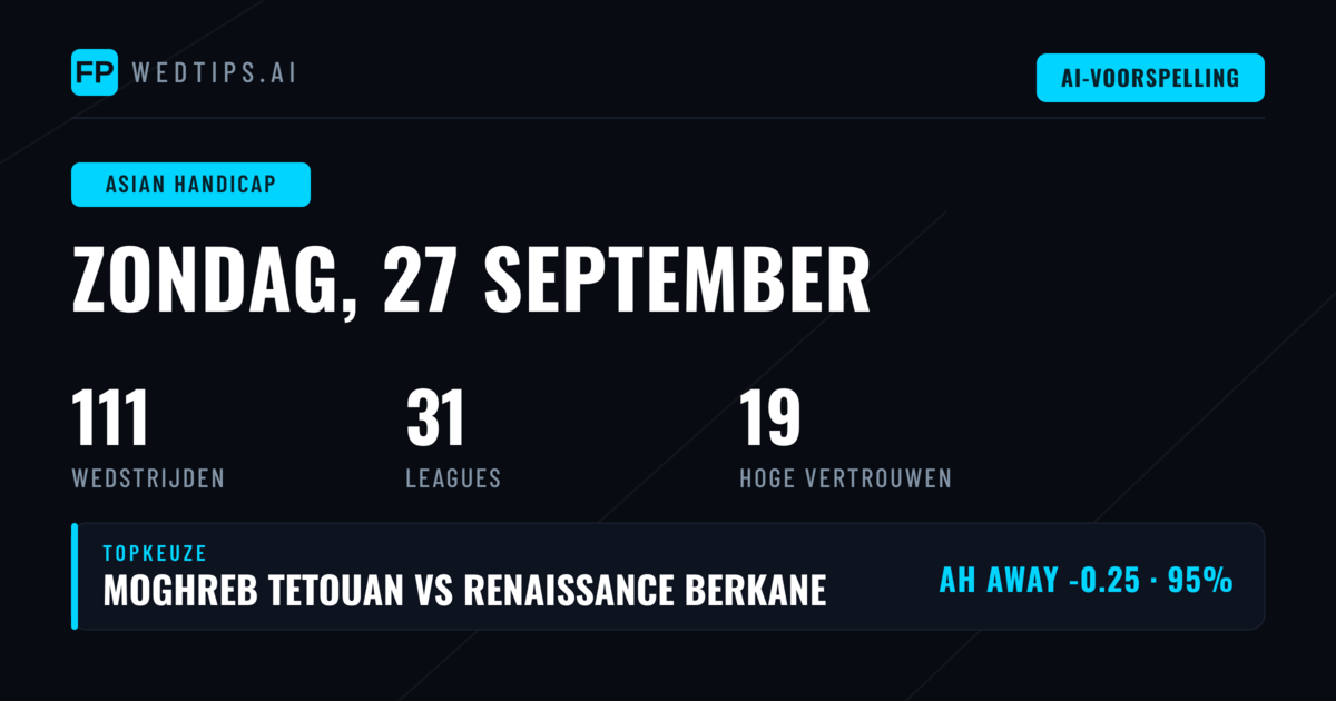 Top AH Picks voor 27 september 2026