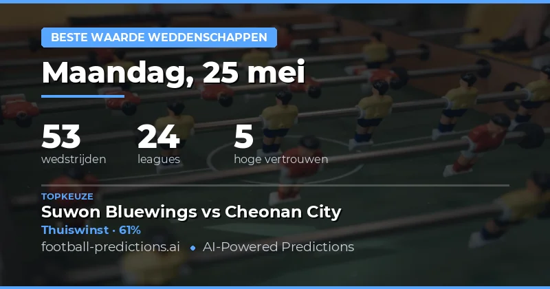 Introductie: De Jacht op Waarde bij de Voetbalwedden