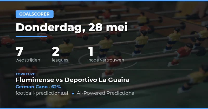 Strategieën voor het kiezen van een Anytime Goalscorer