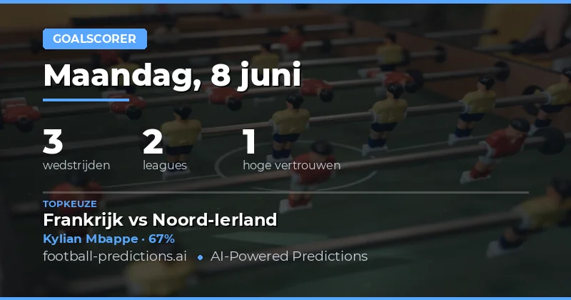 Anytime Goalscorer Voorspellingen: Waar de Waar Zit