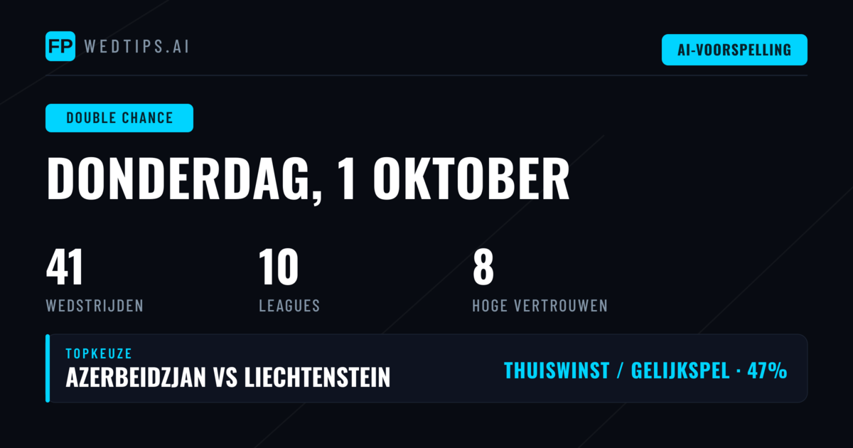 Top DC Tips voor 1 okt 2026