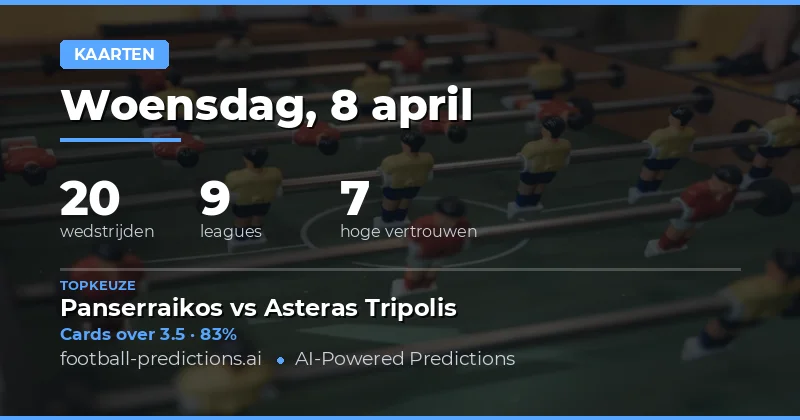 Geelkaarten en hun invloed op de wedstrijdstrategie