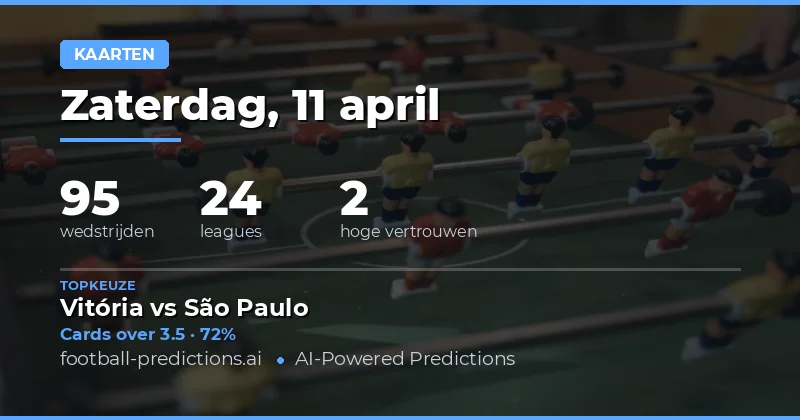 Geel kaarten en hun invloed op de wedstrijd