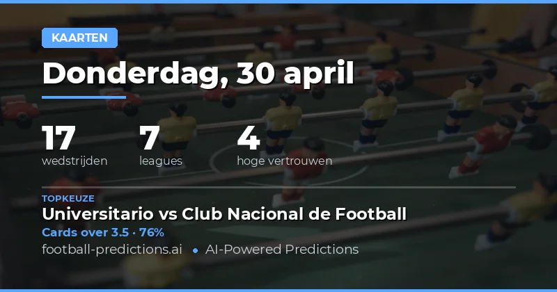 Gele Kaarten Voorspellingen en Strategieën voor Vandaag