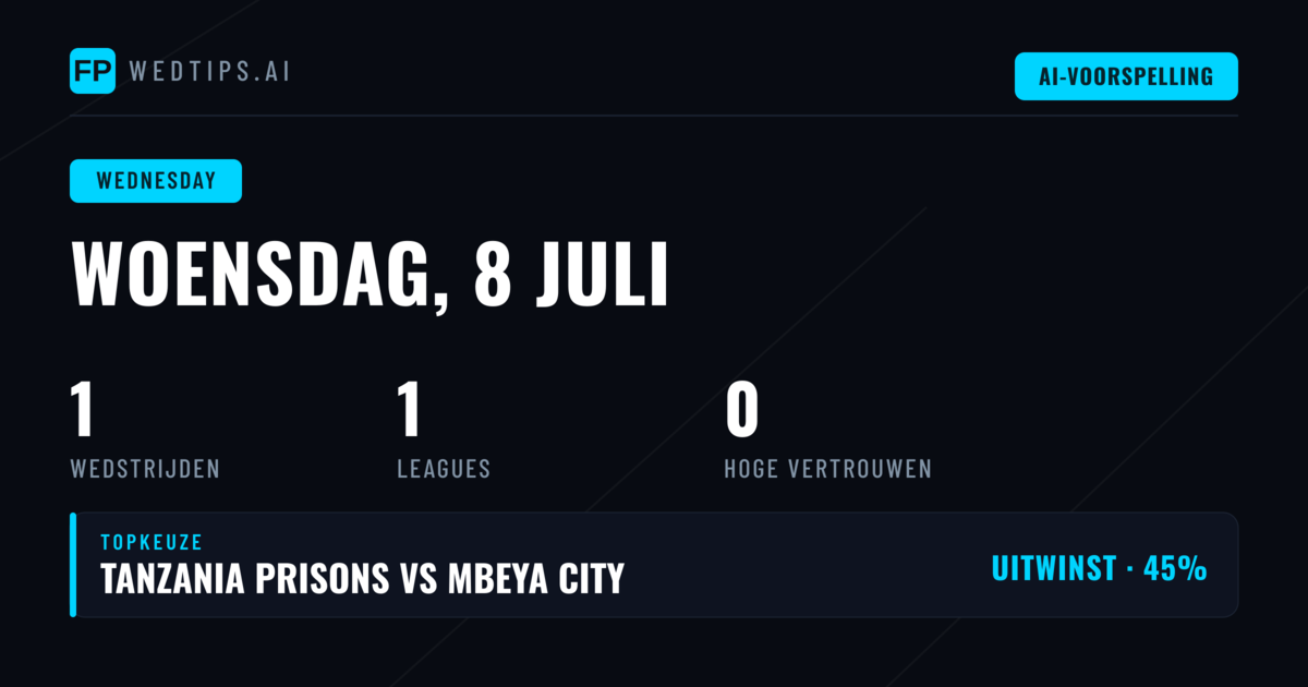 Woensdagse Preview: Ligi kuu Bara Dominant op Het Programma