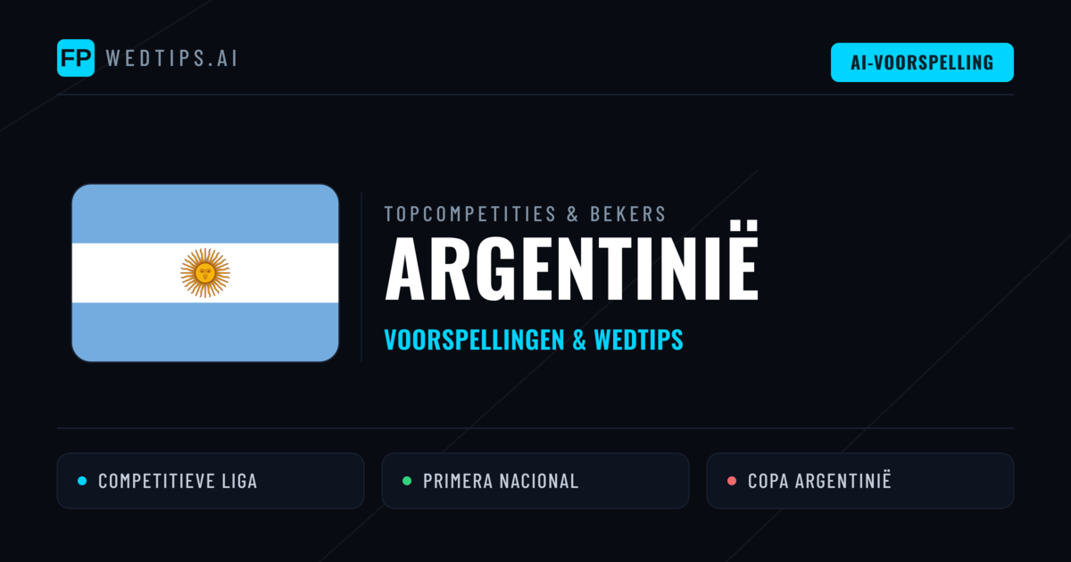 Argentinië Voorspellingen & Tips - Voetbal voorspellingen en wedden