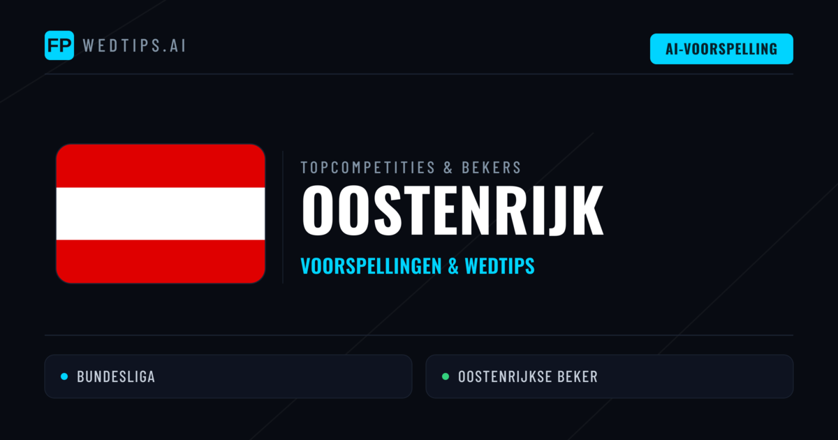 Oostenrijk Voorspellingen & Tips - Voetbal voorspellingen en wedden