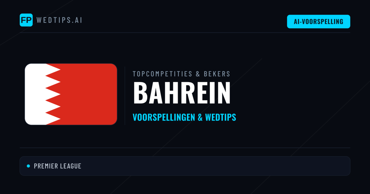 Bahrein Voorspellingen & Tips - Voetbal voorspellingen en wedden