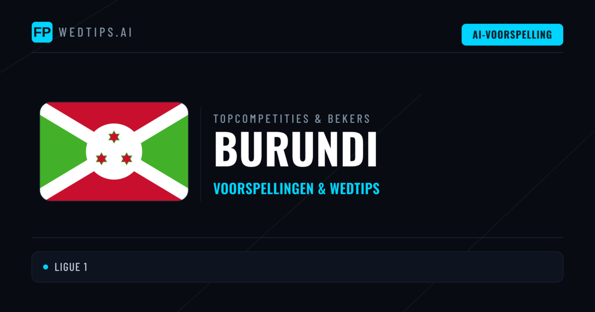 Burundi Voorspellingen & Tips - Voetbal voorspellingen en wedden
