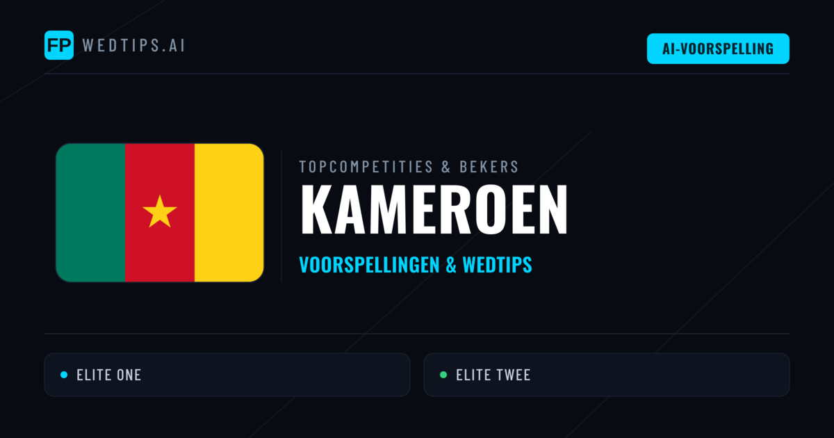 Kameroen Voorspellingen & Tips - Voetbal voorspellingen en wedden