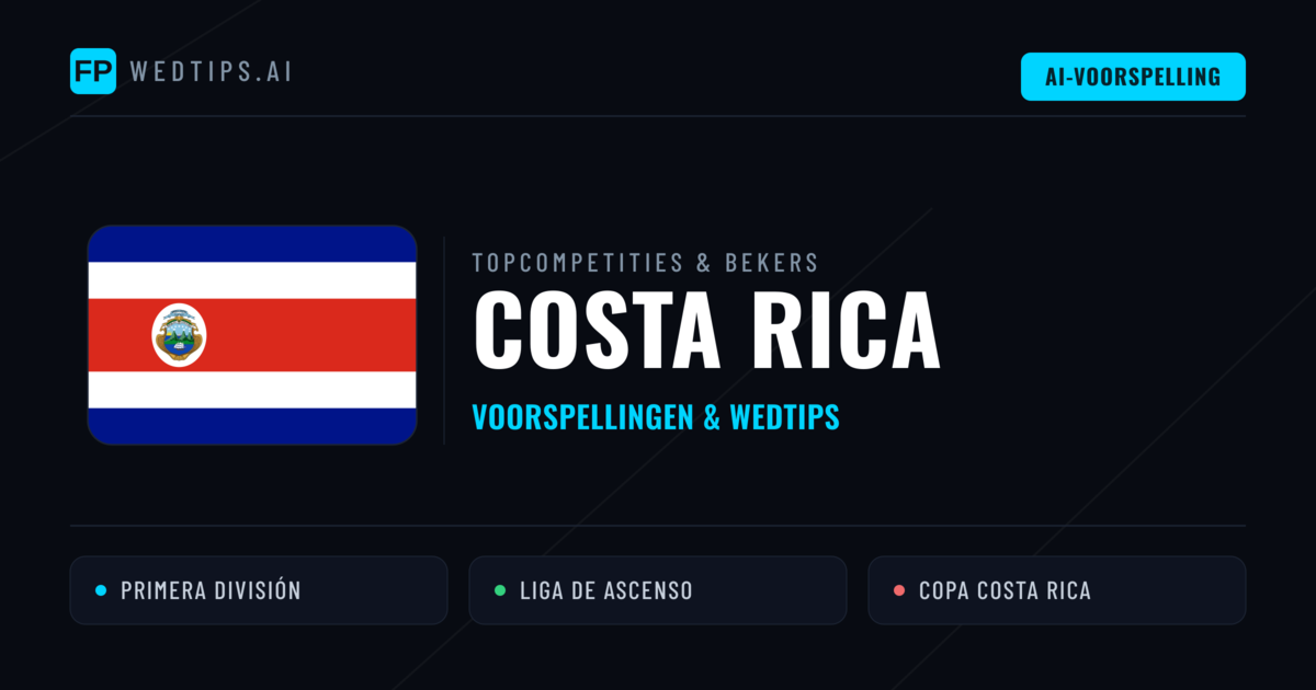 Costa Rica Voorspellingen & Tips - Voetbal voorspellingen en wedden