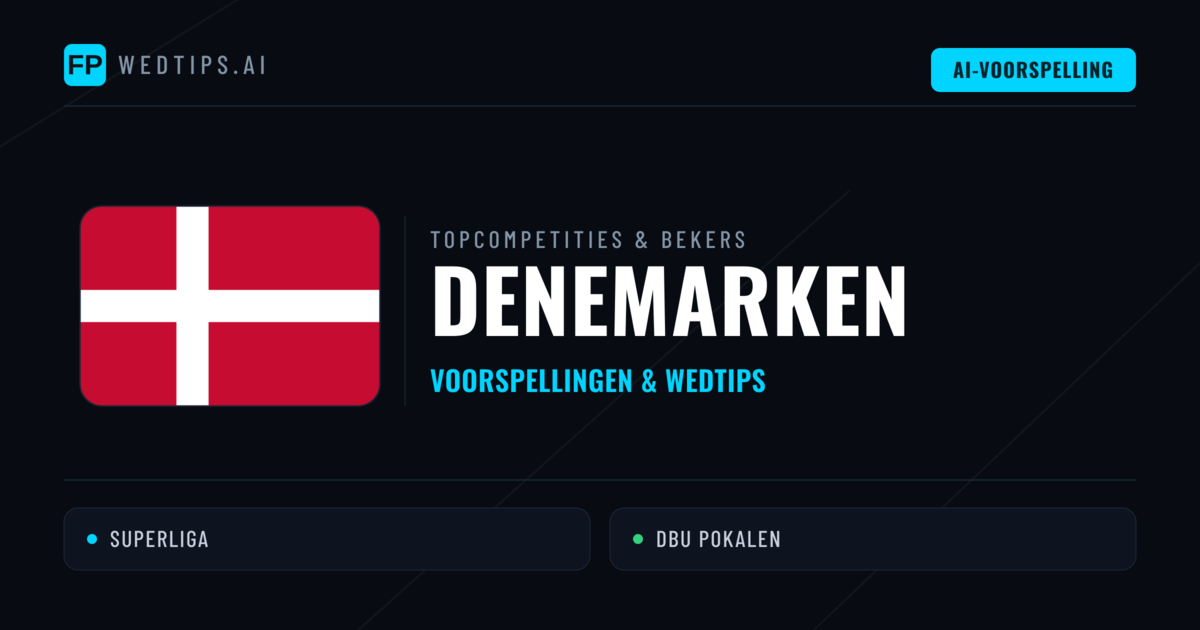 Denemarken Voorspellingen & Tips - Voetbal voorspellingen en wedden