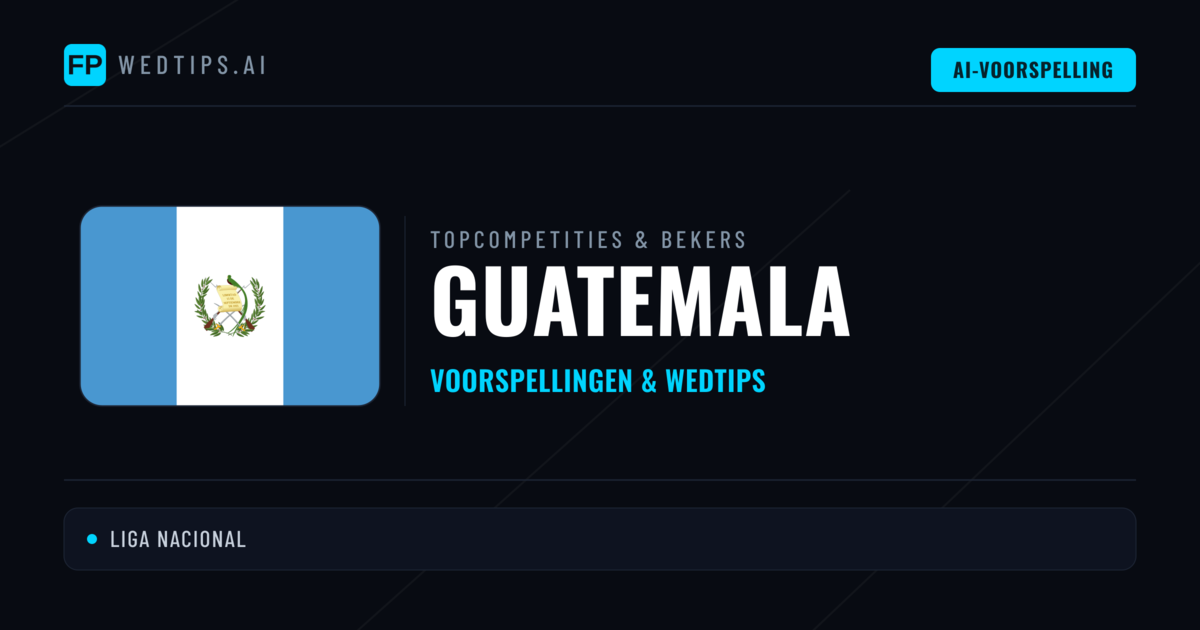 Guatemala Voorspellingen & Tips - Voetbal voorspellingen en wedden