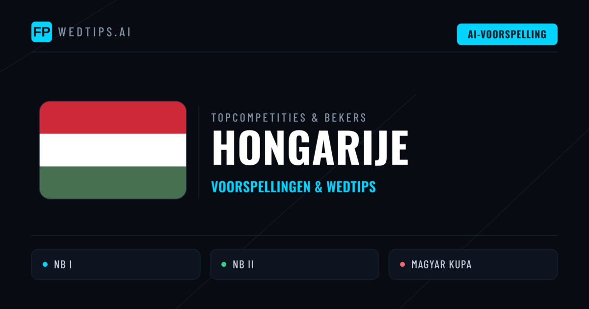 Hongarije Voorspellingen & Tips - Voetbal voorspellingen en wedden