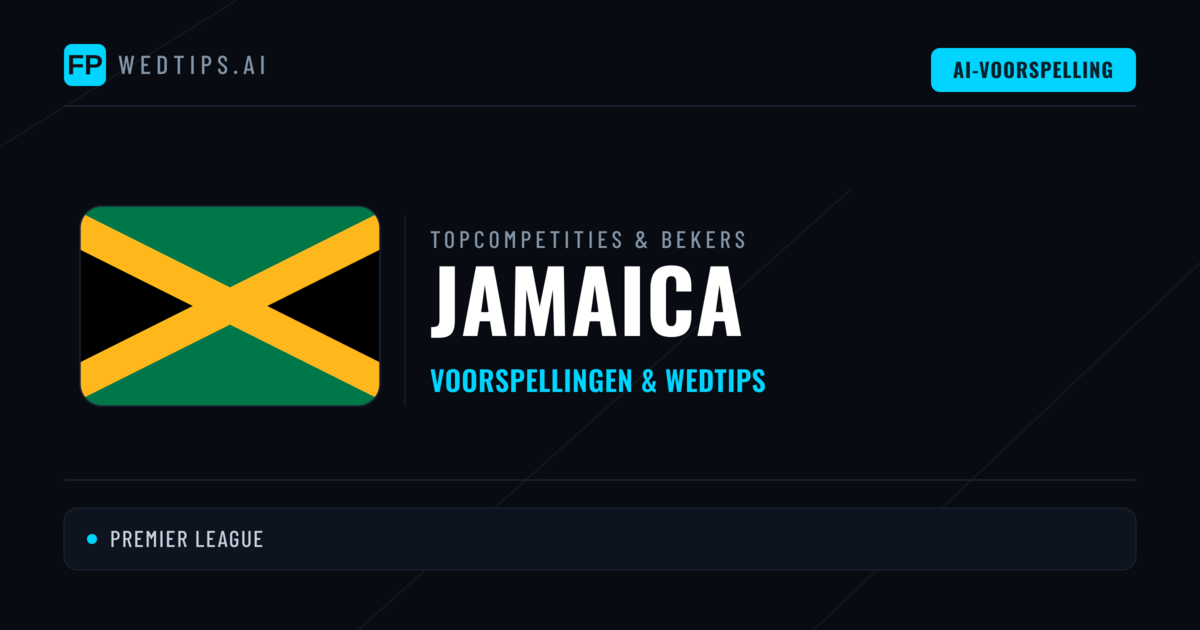 Jamaica Voorspellingen & Tips - Voetbal voorspellingen en wedden