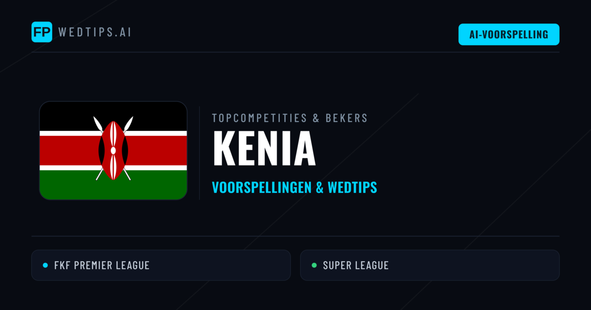 Kenia Voorspellingen & Tips - Voetbal voorspellingen en wedden