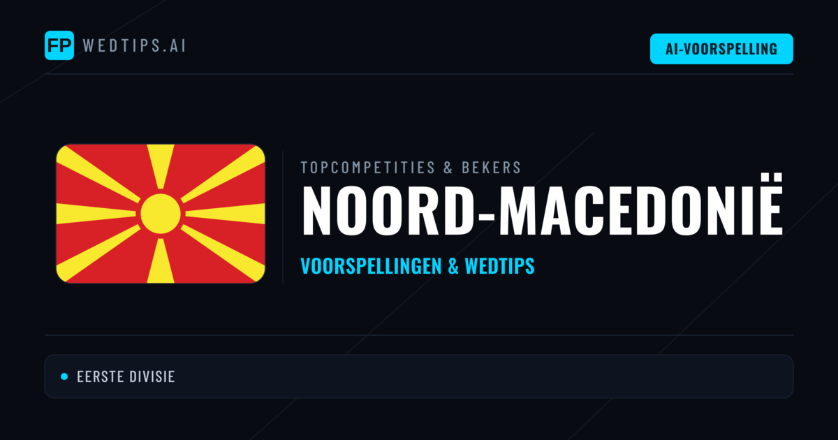 Noord-Macedonië Voorspellingen & Tips - Voetbal voorspellingen en wedden