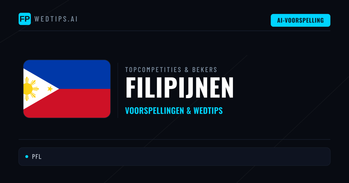 Filipijnen Voorspellingen & Tips - Voetbal voorspellingen en wedden